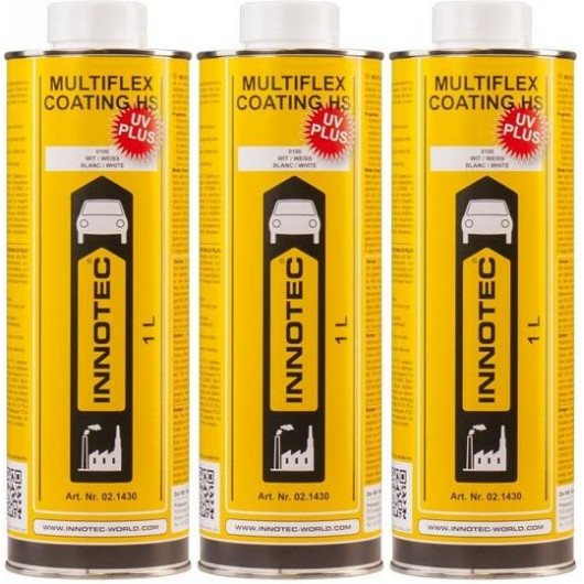 Innotec Multiflex Coating HS UV Plus Steinschlagschutz weiß 1 L 3x 1l = 3 Liter
