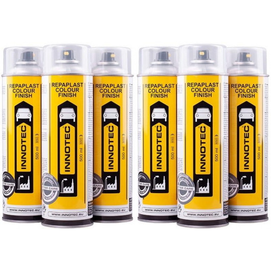 Innotec Repaplast Colour Finish Better Care Kunststofflack, rauchgrau 2x 500ml