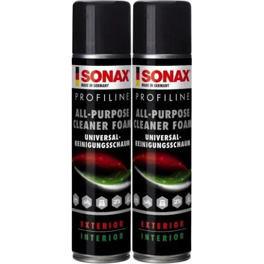 SONAX ProfiLine All-Purpose Cleaner Foam (APC) 2x 400 Milliliter
