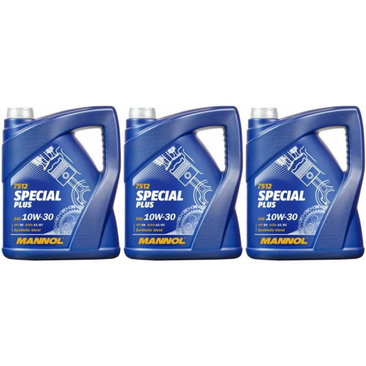 MANNOL 7512 SPECIAL PLUS SAE 10W-30 3x 5 = 15 Liter