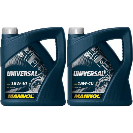 MANNOL 7405 UNIVERSAL SAE 15W-40 2x 4l = 8 Liter