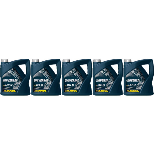 MANNOL 7405 UNIVERSAL SAE 15W-40 5x 4l = 20 Liter