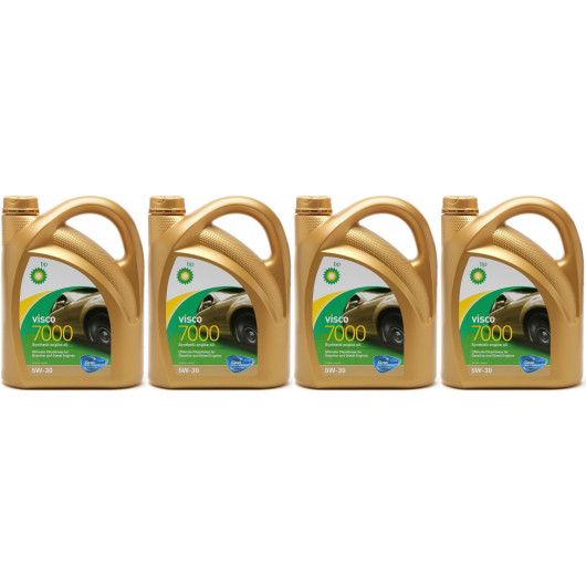 BP Visco 7000 5W-30 Longlife III Motoröl 4x 4l = 16 Liter