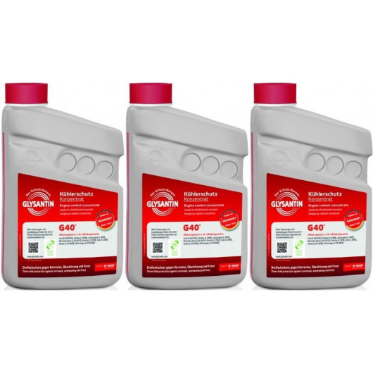 BASF Glysantin G40 Kühlerschutz Konzentrat 1 Liter 3x 1l = 3 Liter