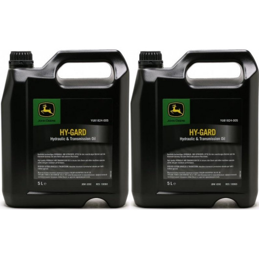 John Deere Hy-Gard Getriebe- und Hydrauliköl (UTTO) 2x 5 = 10 Liter