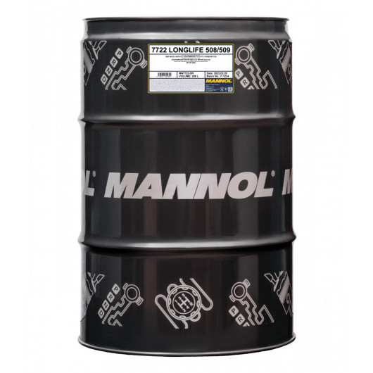 MANNOL 7722 0W-20 Longlife 508.00/ 509.00 Motoröl 208l Fass