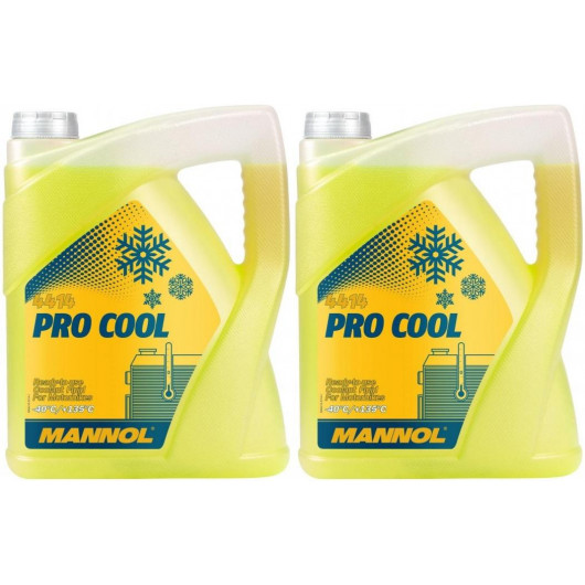 MANNOL 4414 Pro Cool Motorrad Kühlerschutz Fertigmischung 2x 5 = 10 Liter