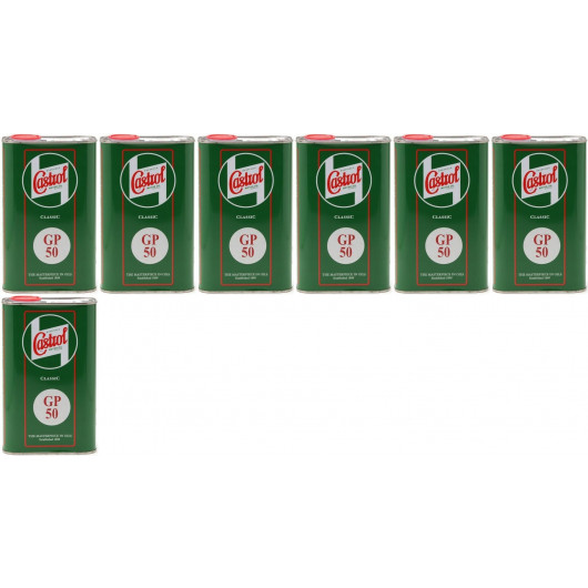 Castrol Classic GP SAE 50 Oldtimer Einbereichs Motoröl 7x 1l = 7 Liter