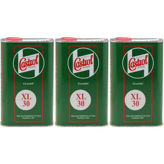 Castrol Classic XL SAE 30 Oldtimer Einbereichs Motoröl 3x 1l = 3 Liter