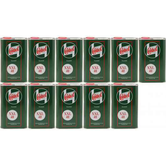 Castrol Classic XXL SAE 40 Oldtimer Einbereichs Motoröl 11x 1l = 11 Liter