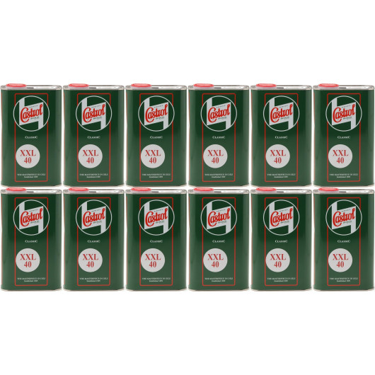 Castrol Classic XXL SAE 40 Oldtimer Einbereichs Motoröl 12x 1l = 12 Liter