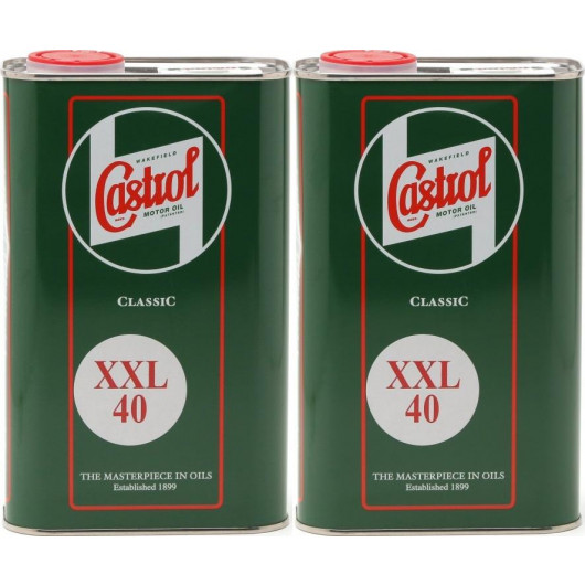 Castrol Classic XXL SAE 40 Oldtimer Einbereichs Motoröl 2x 1l = 2 Liter