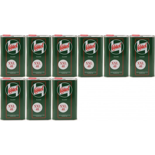 Castrol Classic XXL SAE 40 Oldtimer Einbereichs Motoröl 9x 1l = 9 Liter