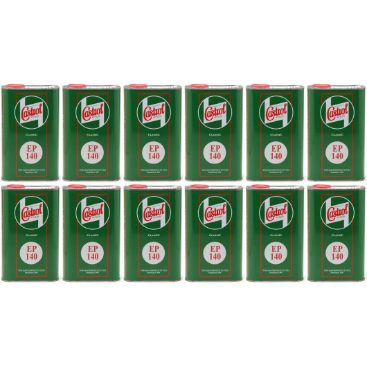 Castrol Classic EP SAE 140 Extreme Pressure API GL 4 Getriebeöl 12x 1l=12 Liter