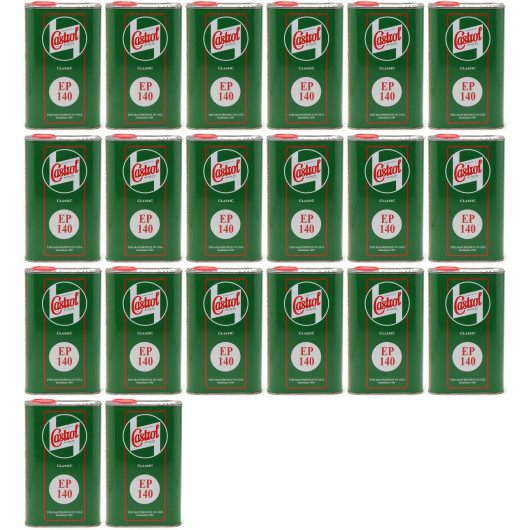 Castrol Classic EP SAE 140 Extreme Pressure API GL 4 Getriebeöl 20x 1l=20 Liter