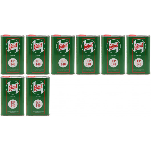 Castrol Classic EP SAE 140 Extreme Pressure API GL 4 Getriebeöl 8x 1l = 8 Liter