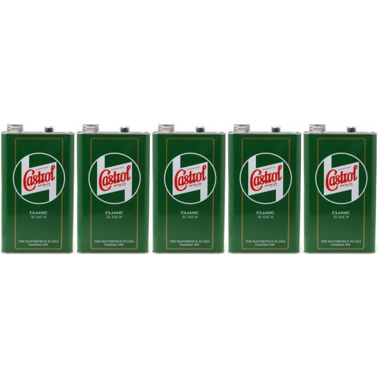 Castrol Classic XL SAE 30 Oldtimer Einbereichs Motoröl 5x 5 = 25 Liter