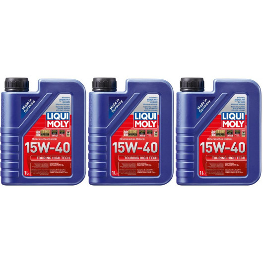 Liqui Moly 1095 Touring High Tech 15W-40 3x 1l = 3 Liter