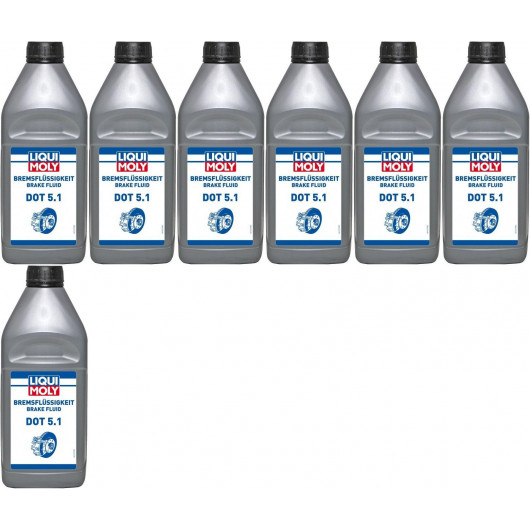 Liqui Moly 21162 Bremsflüssigkeit DOT 5.1 7x 1l = 7 Liter