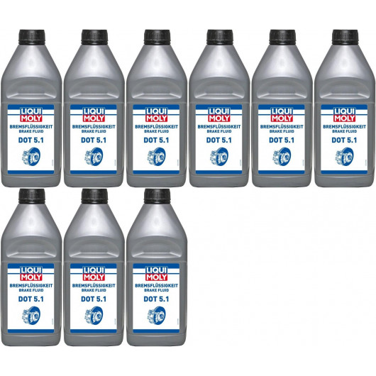 Liqui Moly 21162 Bremsflüssigkeit DOT 5.1 9x 1l = 9 Liter