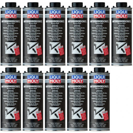 Liqui Moly Bitumen Underbody Protection, Black, Single, 500 Ml