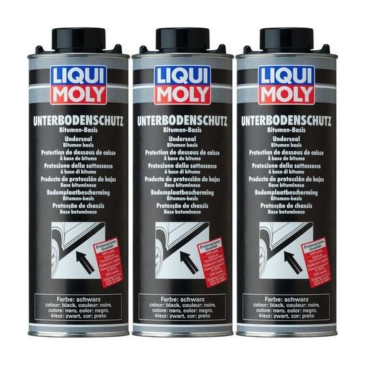 Liqui Moly 6114 Unterbodenschutz schwarz 3x 1l = 3 Liter