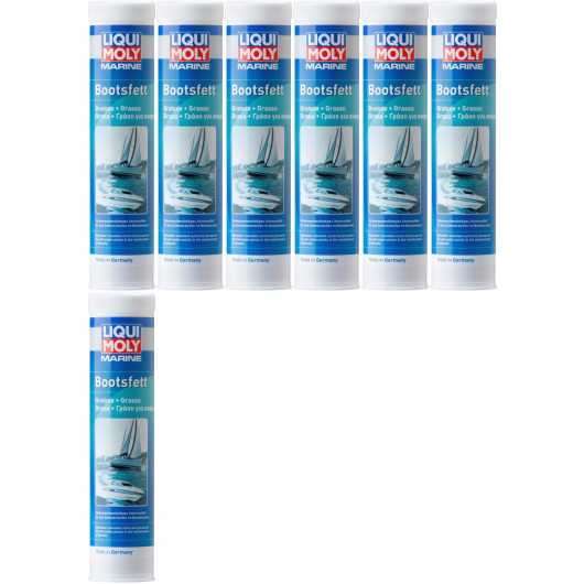 Liqui Moly 25043 Marine Bootsfett Fett Kartusche 7x 400 Gramm