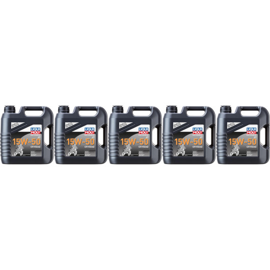 Liqui Moly 3058 Motorbike 4T 15W-50 Offroad 5x 4l = 20 Liter
