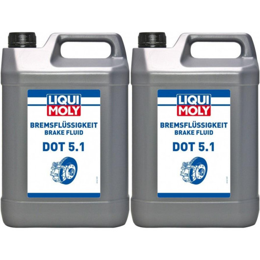 Liqui Moly 21163 Bremsflüssigkeit DOT 5.1 2x 5 = 10 Liter