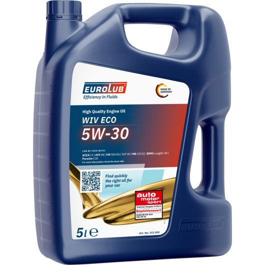 EUROLUB WIV ECO 5W-30 Motoröl 5l