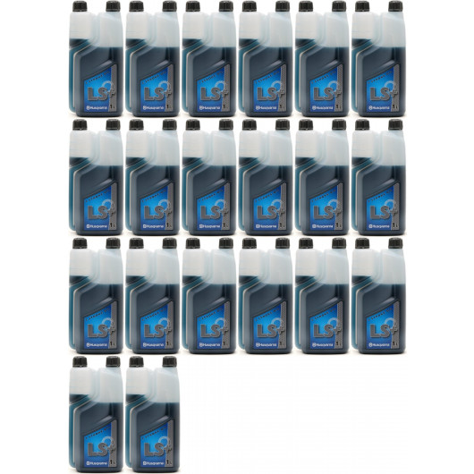 Original HUSQVARNA MIX 2T LS+ für Kettensägen, Rasenmäher, etc 20x 1l = 20 Liter