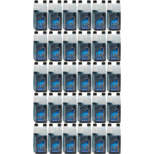 Original HUSQVARNA MIX 2T LS+ für Kettensägen, Rasenmäher, etc 30x 1l = 30 Liter