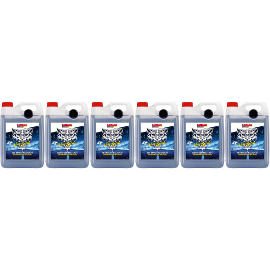 Sonax WinterBeast AntiFrost & KlarSicht bis -20°C gebrauchsfertig 6x5 = 30 Liter