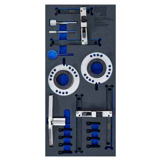 BGS Werkstattwageneinlage 1/3: Motor-Einstellwerkzeug-Satz | für Ford 1.0, 3 -Zylinder Ecoboost - Werkzeug - Zubehör | Werkzeug-Sets