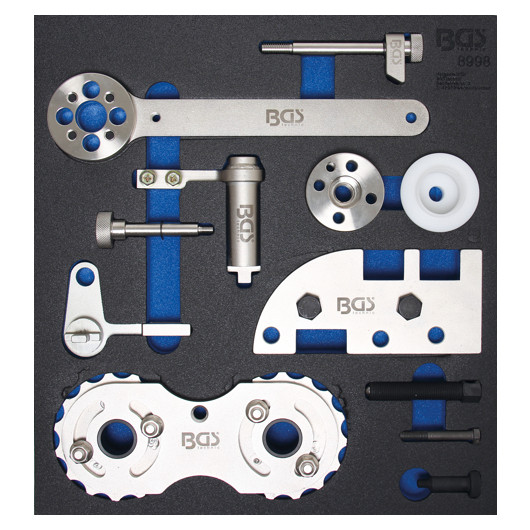 BGS Werkstattwageneinlage 2/3: Motor-Einstellwerkzeug-Satz | für Volvo B4204  - Werkzeug - Zubehör