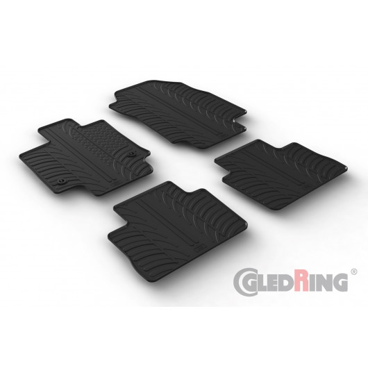 Original Gledring Passform Fußmatten Gummimatten 4 Tlg. - SUZUKI Across  PHEV 09.2020-> - Auto Fußmatten Universal - Auto Fußmatten - Zubehör 