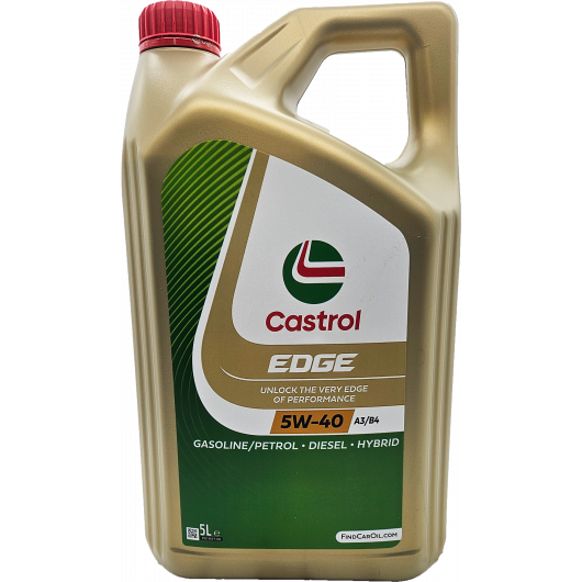 Castrol Edge 5W-40 A3/B4 Motoröl 5l Kanister - MotoroelDirekt.at