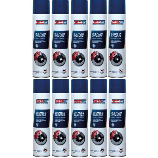 EUROLUB Bremsenreiniger Spray 10x 600ml