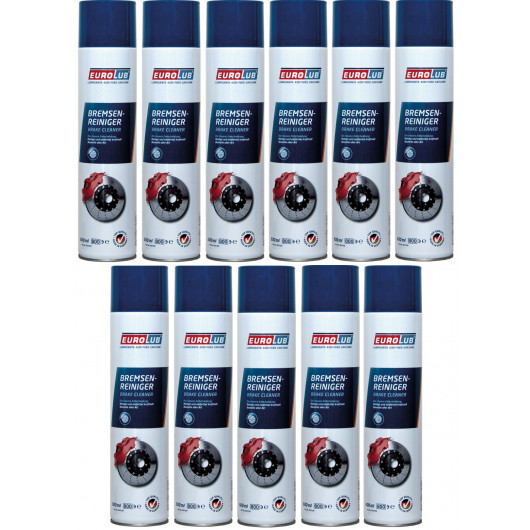 EUROLUB Bremsenreiniger Spray 11x 600ml