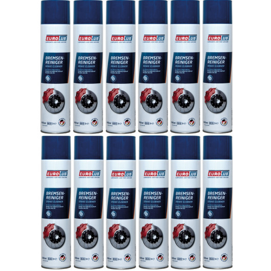 EUROLUB Bremsenreiniger Spray 12x 600ml