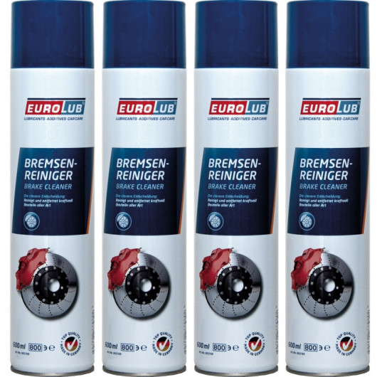 EUROLUB Bremsenreiniger Spray 4x 600ml