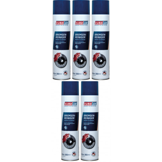 EUROLUB Bremsenreiniger Spray 5x 600ml