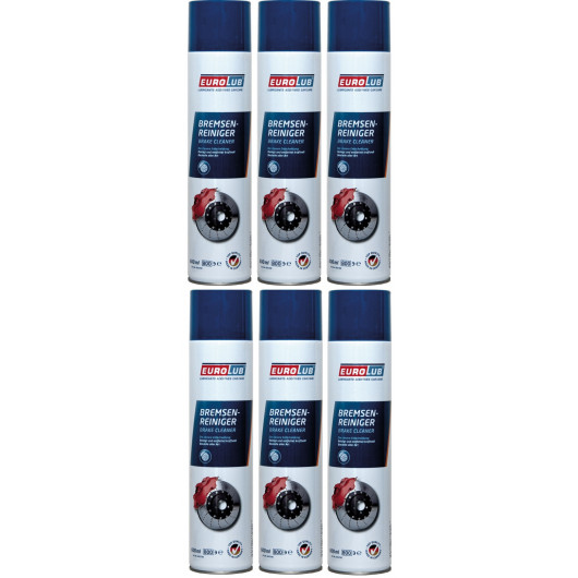 EUROLUB Bremsenreiniger Spray 6x 600ml