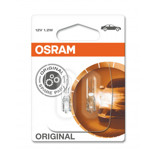 Osram W1,2W 12V 1,2W W2x4,6d 2st. Blister Osram