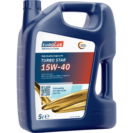 Eurolub Turbo Star 15W-40 Motoröl 5l