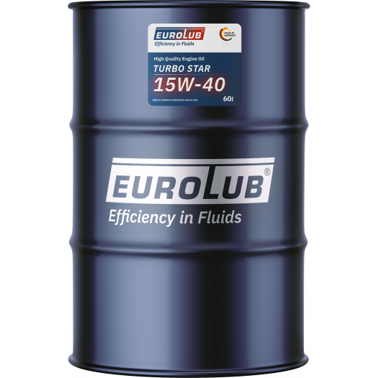 Eurolub Turbo Star 15W-40 Motoröl 60l Fass