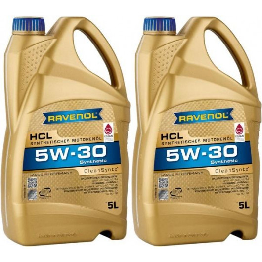 Ravenol HCL SAE 5W-30 Vollsynth Motoröl 2x 5 = 10 Liter