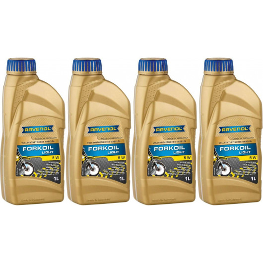 Ravenol FORKOIL Light 5W Gabel-Öl 4x 1l = 4 Liter