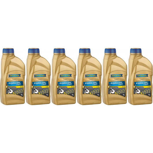 Ravenol FORKOIL Light 5W Gabel-Öl 6x 1l = 6 Liter