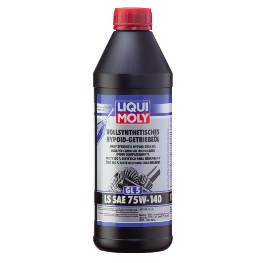 Liqui Moly 4421 Vollsynthetisches Hypoid-Getriebeöl (GL5)LS SAE 75W-140 1l